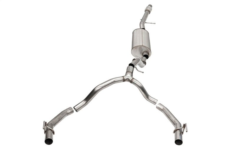 CORSA Performance Corsa 2021-2025 Cadillac Escalade ESV 6.2L Dual Rear 3.5/2.75in Sport Cat-Back Uses Factory Bezels