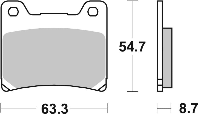 Brembo Powersports Brembo 89-92 Yamaha XV 750cc Sinter Brake Pad - Front