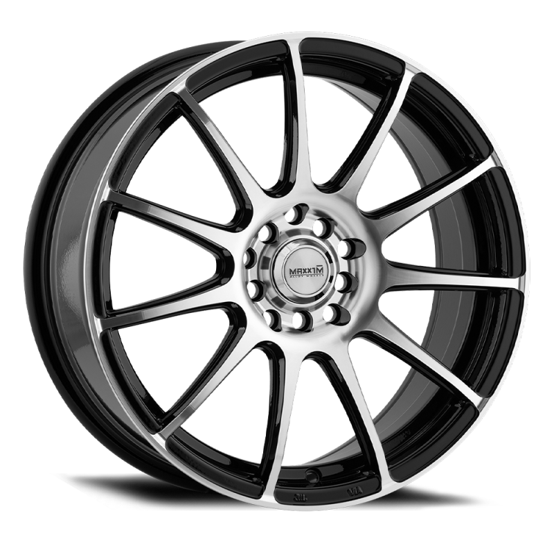 Konig Maxxim Champ 17x7 10x108/114.3 ET40 Machined Face / Gloss Black