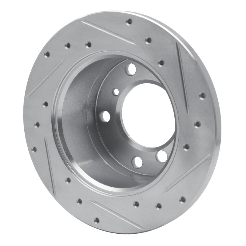 R1 Concepts R1 02-18 Dodge Sprinter 3500 Rear Left Drilled & Slotted Silver Brake Rotor