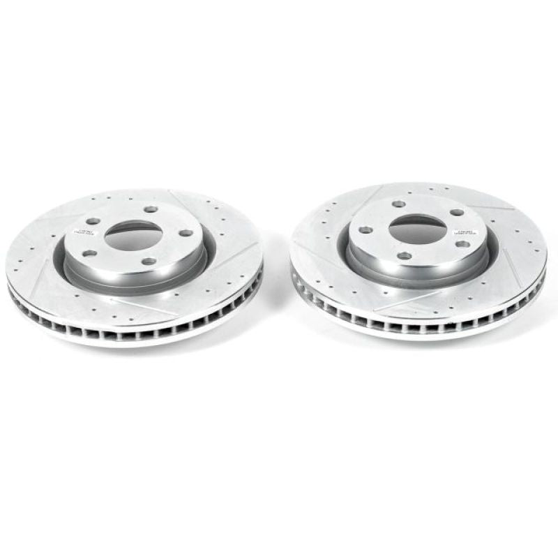 PowerStop Power Stop 08-09 Pontiac G8 Front Evolution Drilled & Slotted Rotors - Pair