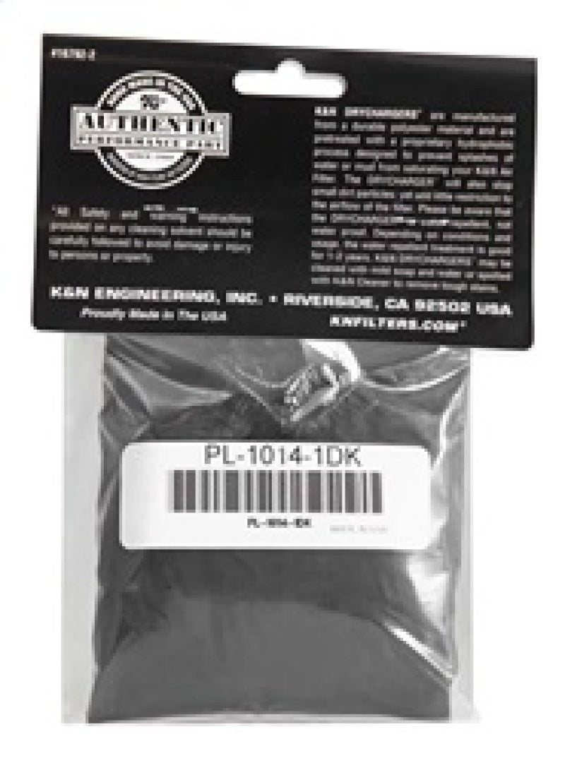 K&N Engineering K&N Polaris Black Round Drycharger Air Filter Wrap 11.25inx3inx3in