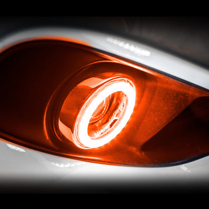 ORACLE Lighting Oracle 04-12 Nissan Titan Surface Mount LED Fog Light Halo Kit - Amber