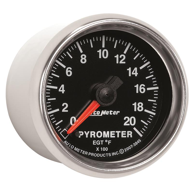 Autometer GS 0-2000 degree F Full Sweep Electronic Pyrometer Gauge