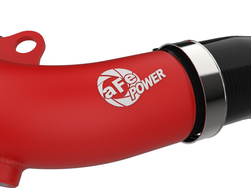 aFe 2024+ Jeep Wrangler JL L4-2.0L (t) BladeRunner 2-1/2in Aluminum Hot Charge Pipe - Red