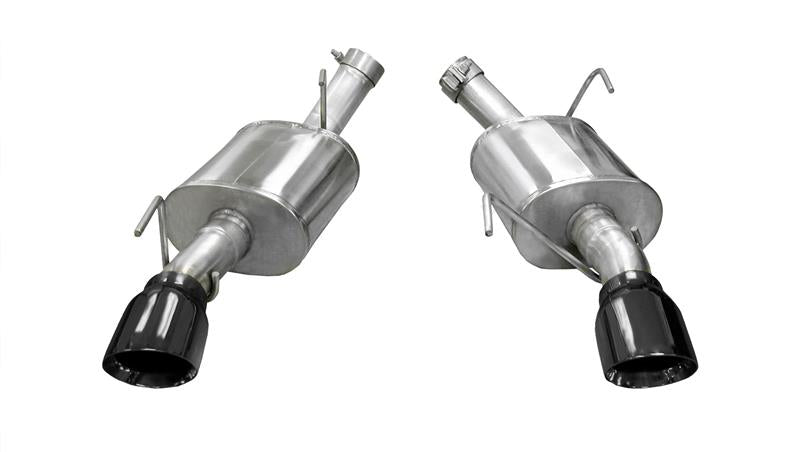CORSA Performance Corsa 2005-2010 Ford Mustang Shelby GT500 5.4L V8 Black Xtreme Axle-Back Exhaust