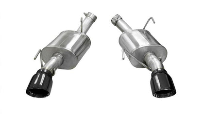 CORSA Performance Corsa 2005-2010 Ford Mustang Shelby GT500 5.4L V8 Black Xtreme Axle-Back Exhaust