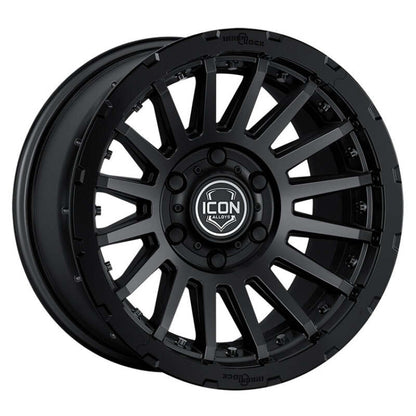 ICON Alloys Recon Pro Satin Black - 18x9 / 6x5.5 / 0mm / 5in BS