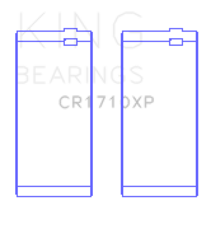 King Engine Bearings Kawasaki ZX-14 (2006-2011)/ZX-14R (2012-) (Size +0.25mm) Conrod Bearing Set