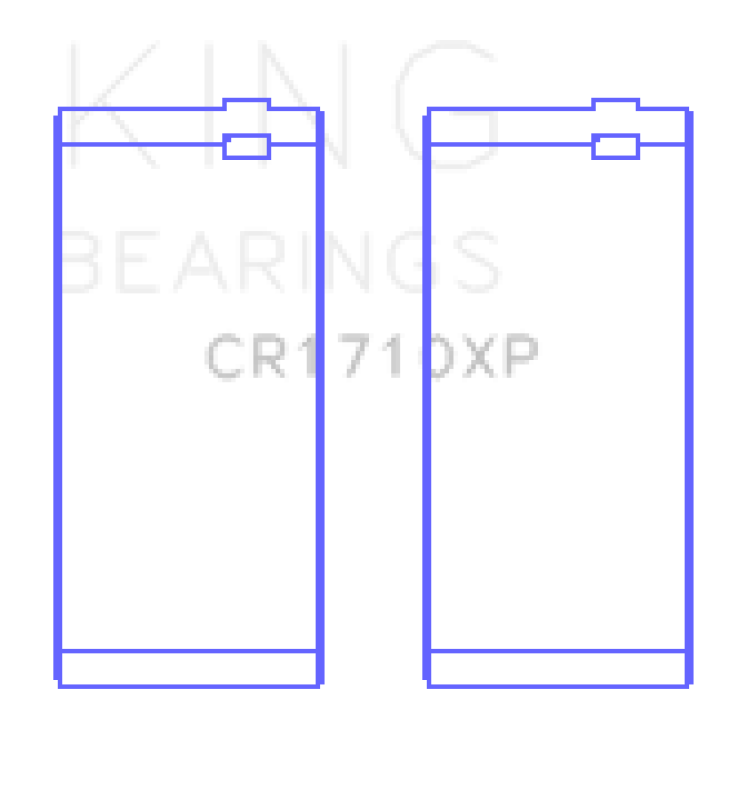 King Engine Bearings Kawasaki ZX-14 (2006-2011)/ZX-14R (2012-) (Size +0.25mm) Conrod Bearing Set