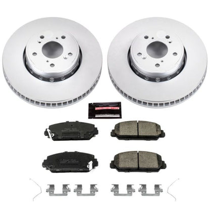 PowerStop Power Stop 2016 Acura ILX Front Z17 Evolution Geomet Coated Brake Kit