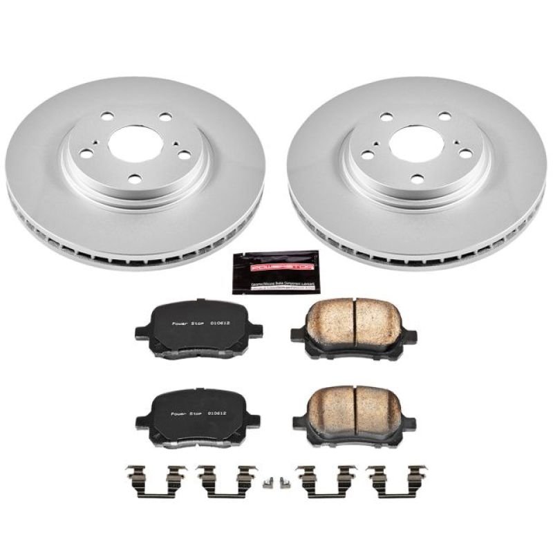 PowerStop Power Stop 99-01 Lexus RX300 Front Z17 Evolution Geomet Coated Brake Kit