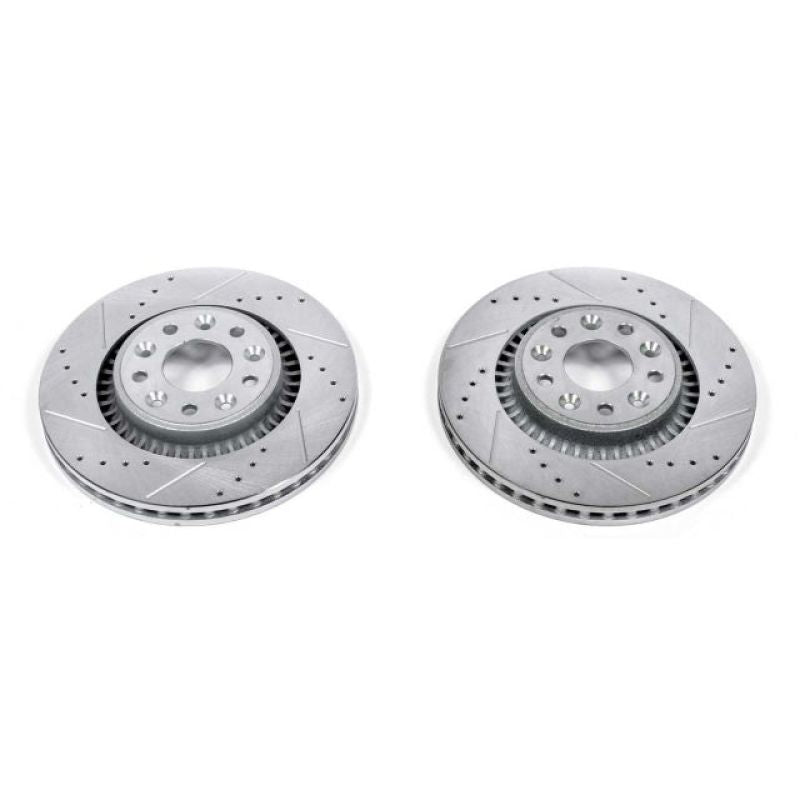PowerStop Power Stop 05-07 Ford Five Hundred Front Evolution Drilled & Slotted Rotors - Pair