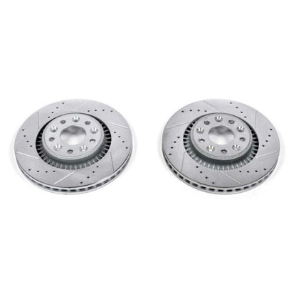 PowerStop Power Stop 05-07 Ford Five Hundred Front Evolution Drilled & Slotted Rotors - Pair