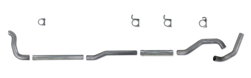 Diamond Eye Performance Diamond Eye KIT 4in TB MFLR RPLCMENT PIPE SGL AL: 2-WHEEL DRIVE ONLY 89-93 DODGE CUMMINS 5.9L