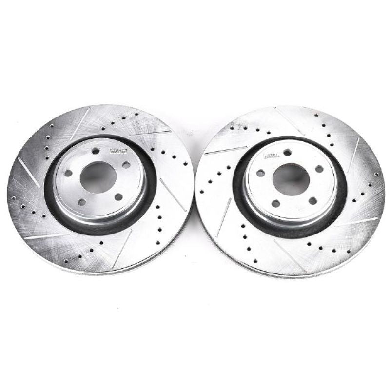 PowerStop Power Stop 13-18 Ford Focus Front Evolution Drilled & Slotted Rotors - Pair