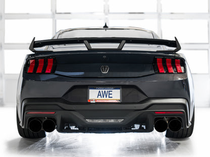 AWE Tuning AWE 2024 Ford Mustang Dark Horse S650 RWD SwitchPath Cat-Back Exhaust w/ Quad Diamond Black Tips