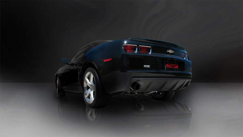 CORSA Performance Corsa 2010-2015 Chevrolet Camaro Coupe SS 6.2L V8 Auto Black Sport Cat-Back + XO Exhaust