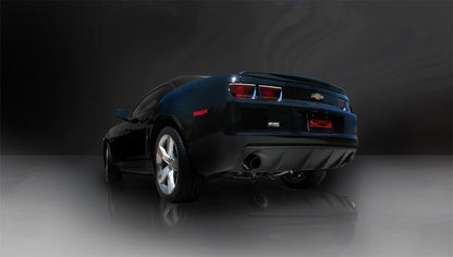 CORSA Performance Corsa 2010-2015 Chevrolet Camaro Coupe SS 6.2L V8 Auto Black Sport Cat-Back + XO Exhaust