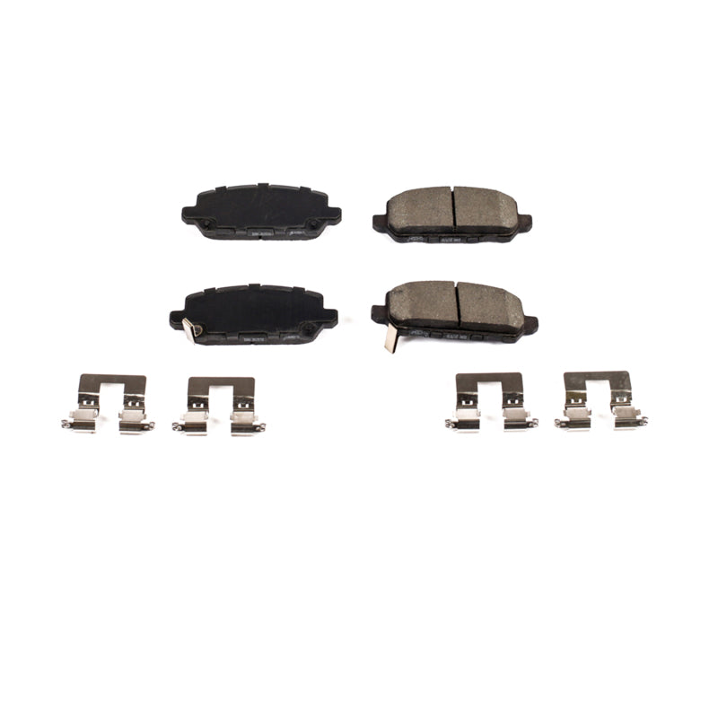 PowerStop Power Stop 2016 Honda CR-Z Rear Z17 Evolution Ceramic Brake Pads w/Hardware