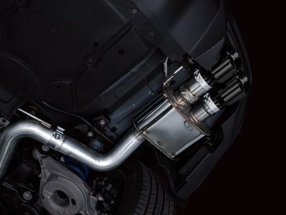 AWE Tuning AWE 2024 Ford Mustang GT Fastback S650 RWD SwitchPath Cat-Back Exhaust w/ Quad Diamond Black Tips