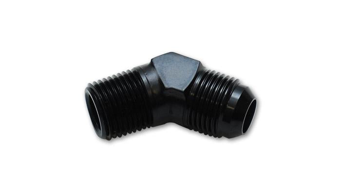 Vibrant -10AN Flare to AN Straight Thread (1-1/6-12) w/ O-Ring Adapter Fitting