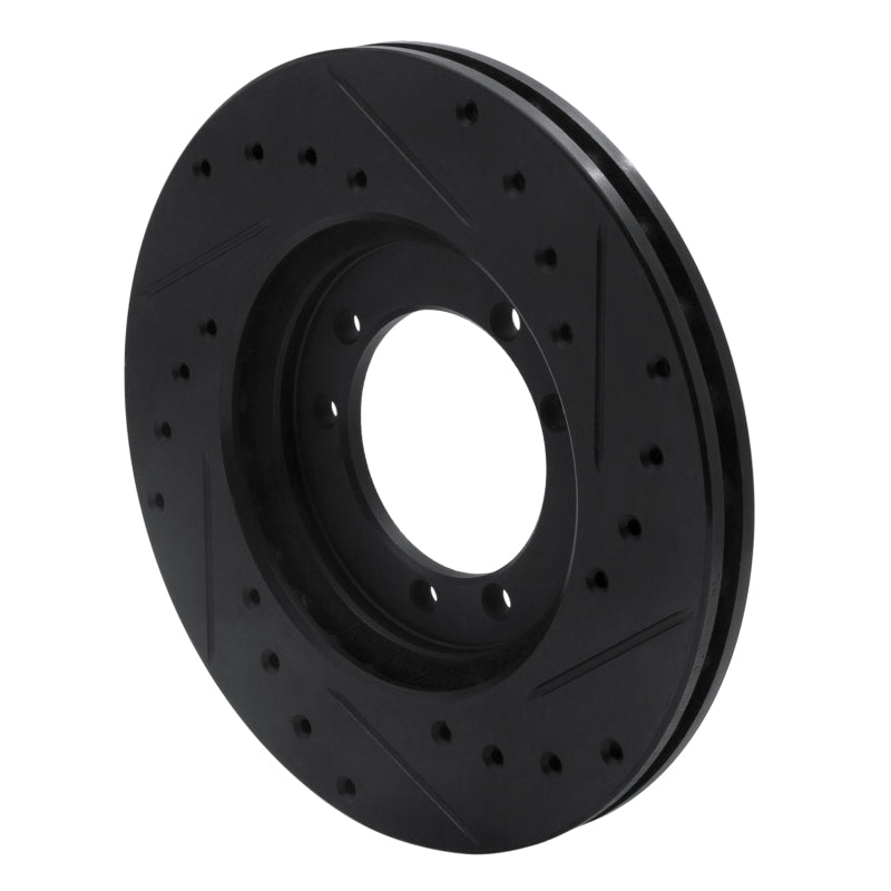 R1 Concepts R1 92-04 Hummer H1 Rear/Front Left Drilled & Slotted Black Brake Rotor