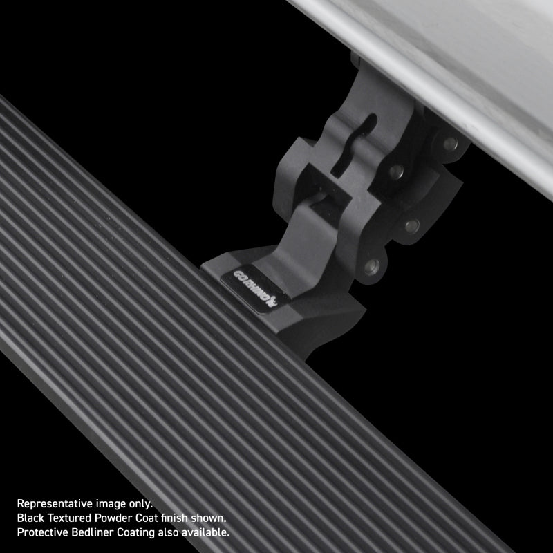 Go Rhino RealTruck 08-16 Ford F-250/350 Super Duty EC 4dr VoltStep Electric Running Board Kit - Bedliner Coat