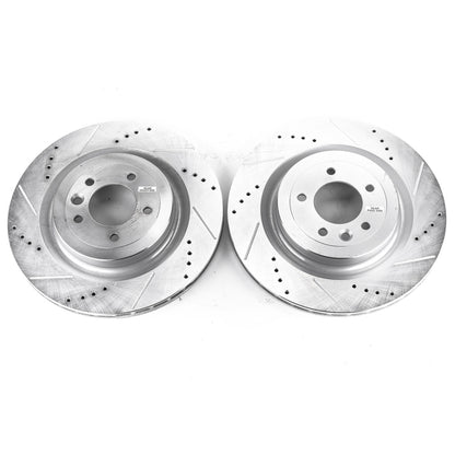 PowerStop Power Stop 13-18 Land Rover Range Rover Rear Evolution Drilled & Slotted Rotors - Pair