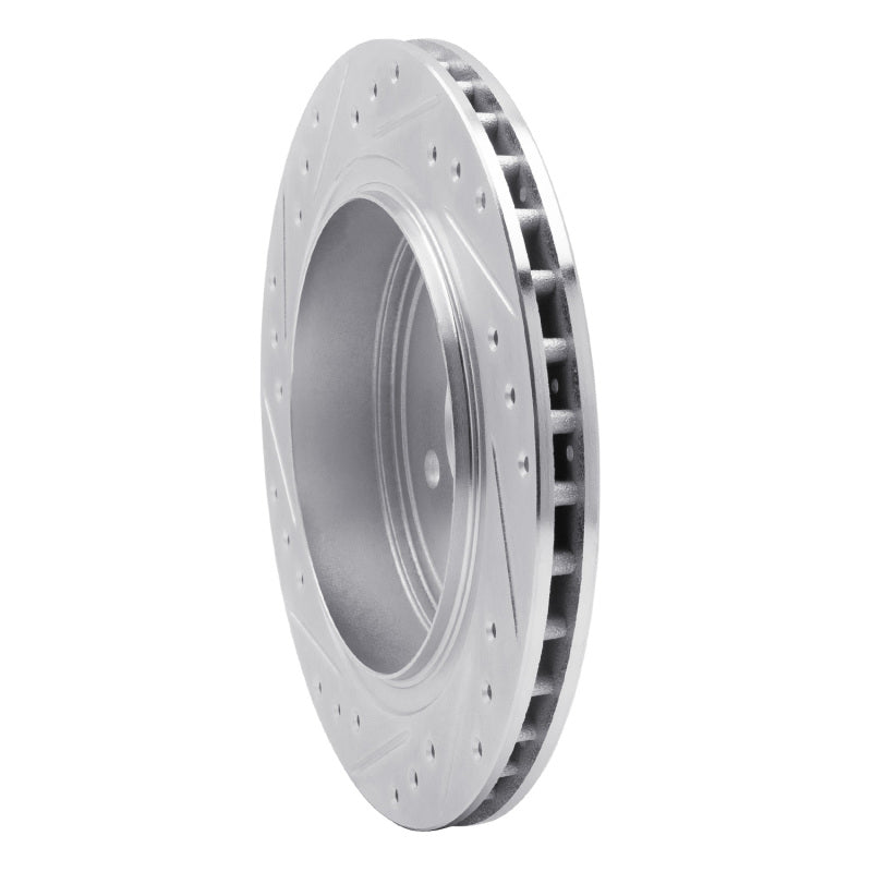 R1 Concepts R1 89-95 Chrysler Daytona Rear Right Drilled & Slotted Silver Brake Rotor