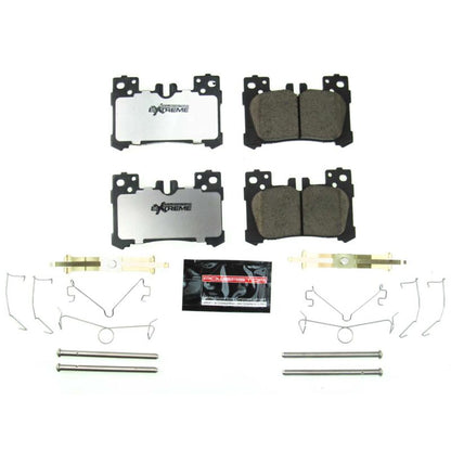 PowerStop Power Stop 2018 Lexus LC500 Rear Z26 Extreme Street Brake Pads w/Hardware