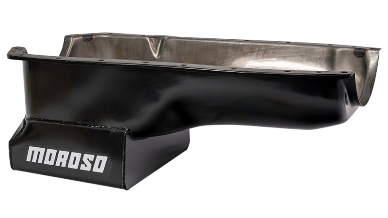 Moroso 65-Up Oldsmobile V-8 (330-455) Deep Wet Sump 7qt 8.5in Steel Oil Pan
