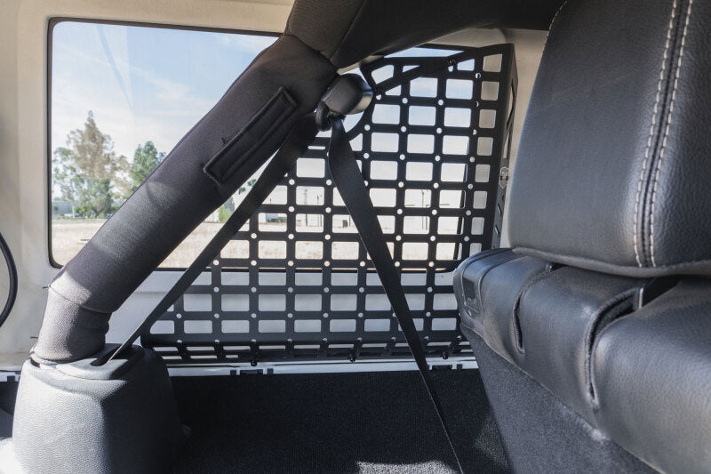 DV8 Offroad 07-18 Jeep Wrangler JK 4-Door Pocketed Rear Window Molle Panels