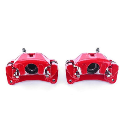 PowerStop Power Stop 99-03 Lexus RX300 Rear Red Calipers w/Brackets - Pair