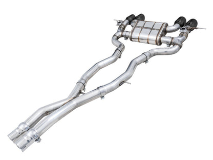 AWE Tuning SwitchPath Cat-Back Exhaust for BMW G8X M3/M4 - Diamond Black Tips