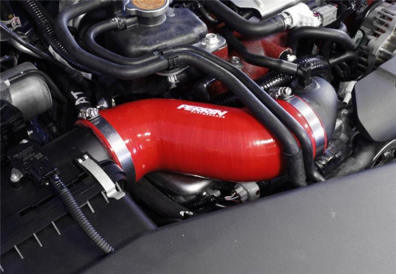Perrin Performance PERRIN 02-07 Subaru WRX/STi AFTA-MAF Intake Tube Air-Box to Inlet Hose - Red