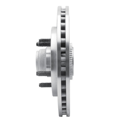 R1 Concepts R1 99-04 Ford Expedition Front Left Drilled & Slotted Silver Brake Rotor