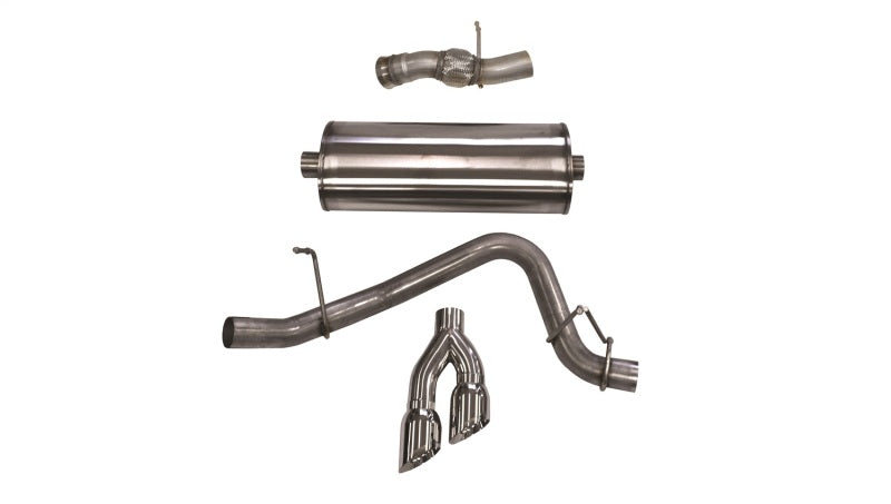 CORSA Performance Corsa 2015-2020 GMC Yukon Denali 6.2L V8 Single Side Exit Cat-Back Exhaust w/ Polished Tips
