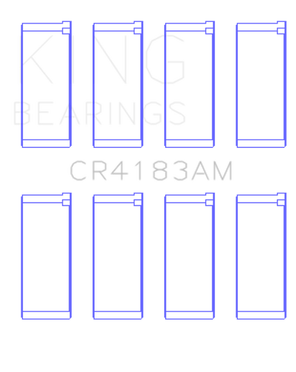 King Engine Bearings Chrysler/Mitsubishi 122ci 2.0L (Size STD) Rod Bearing Set