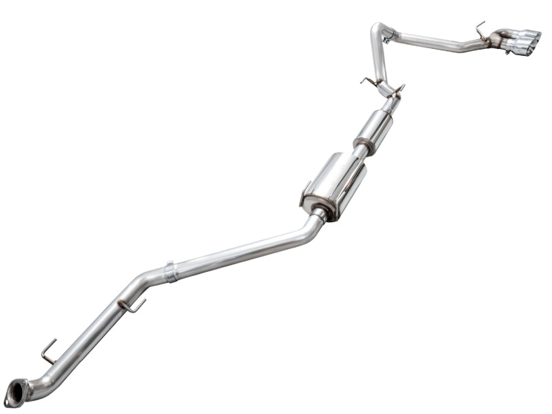 AWE Tuning Exhaust for 4th Gen Toyota Tacoma Dual Chrome Silver Tips