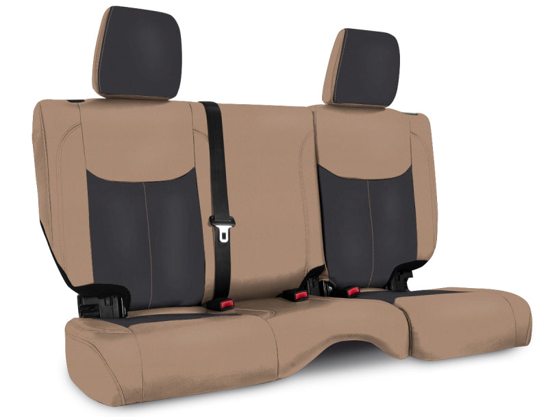 PRP Seats PRP 13-18 Jeep Wrangler JK Rear Seat Cover/2 door - Black/Tan