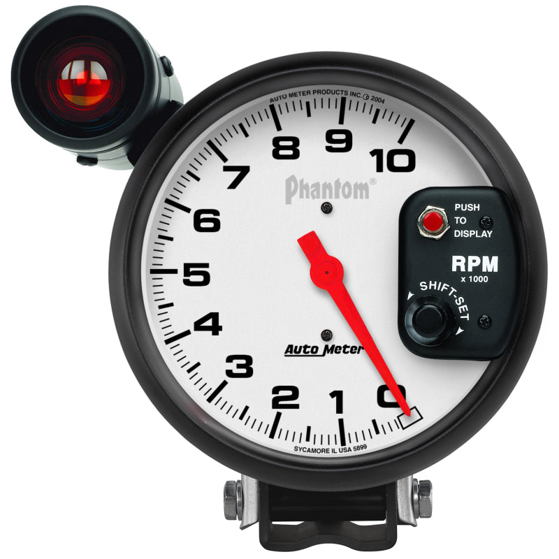 Autometer Phantom 5 inch 10000 RPM Shift-Lite Tach
