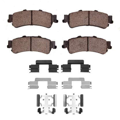 R1 Concepts R1 03-07 Chevrolet Silverado 1500 Rear Performance Off-Road/Tow Brake Pads & Hardware Kit