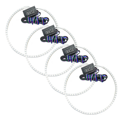 ORACLE Lighting Oracle Jeep Grand Cherokee 05-10 Halo Kit - ColorSHIFT w/o Controller