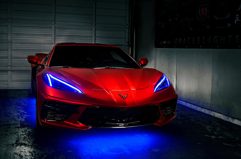 ORACLE Lighting Oracle 20-21 Chevy Corvette C8 RGB+A Headlight DRL Kit - ColorSHIFT w/ BC1 Controller