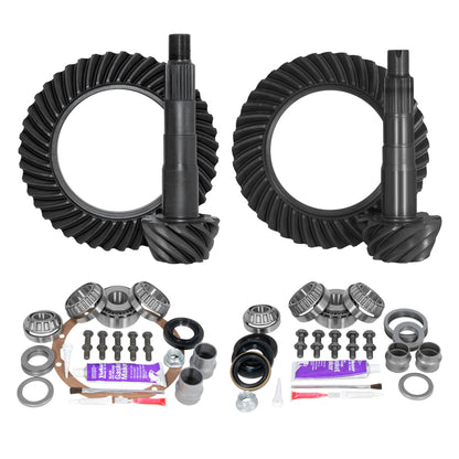 Yukon Gear & Axle Yukon Gear Ring & Pinion Gear Kit Front & Rear for Toyota 8/8IFS Diff (A/T w/o E-Locker) 4.30 Ratio
