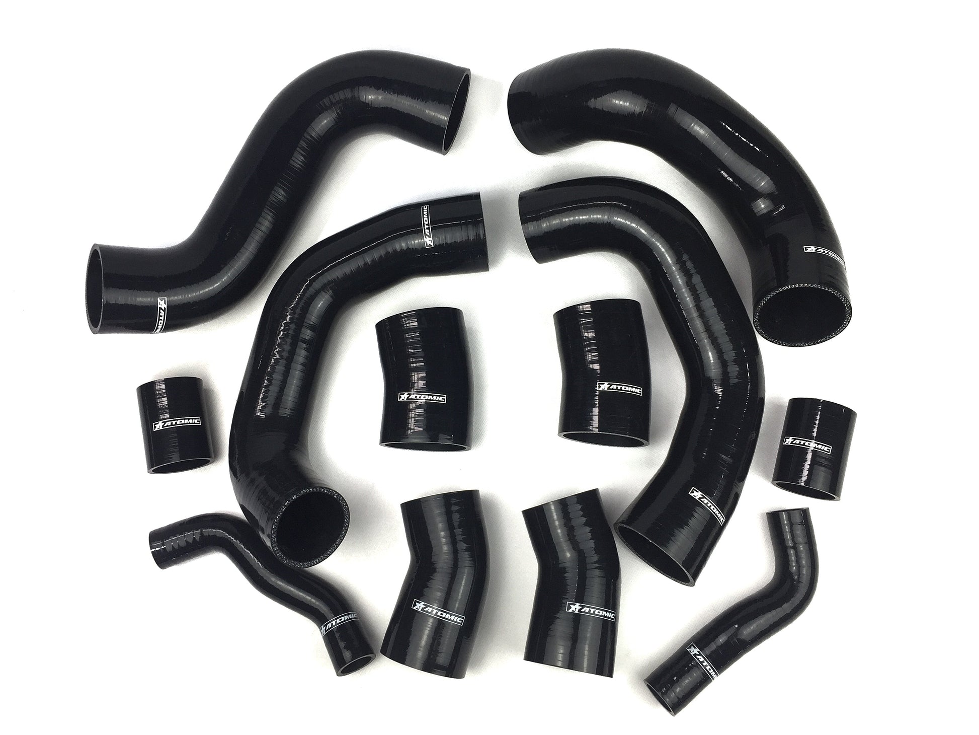 ARD N16 INTERCOOLER HOSE KIT FOR NISSAN R35 GT-R (BLACK)