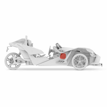 DS18 2020+ Polaris Slingshot Underdash Speaker Enclosure Fits 2x 6.5in (Speakers not Included)