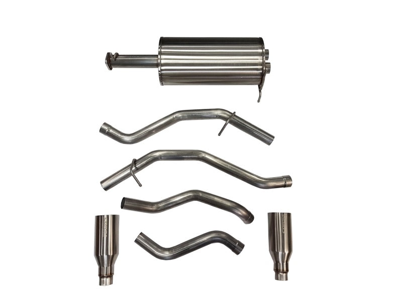 CORSA Performance Corsa 19-24 Ram 1500 5.7L Crew Cab w/ 57in or 76in Bed Cat-Back Dual Rr Exit 5in Satin Polished Tips