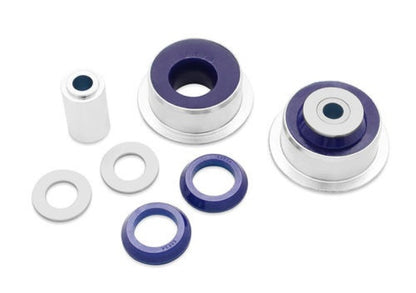 SuperPro VW MQB Front Lower Control Arm Inner Rear Bushing Set - Caster Offset for Alloy Subframe